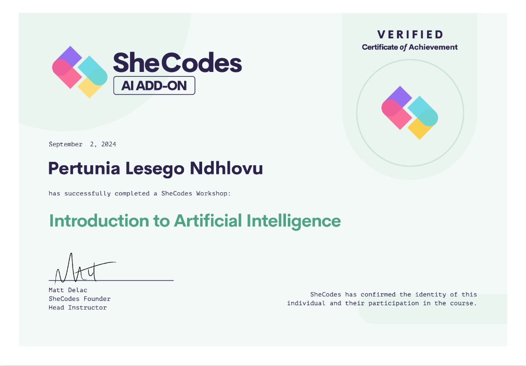 Certificate 1